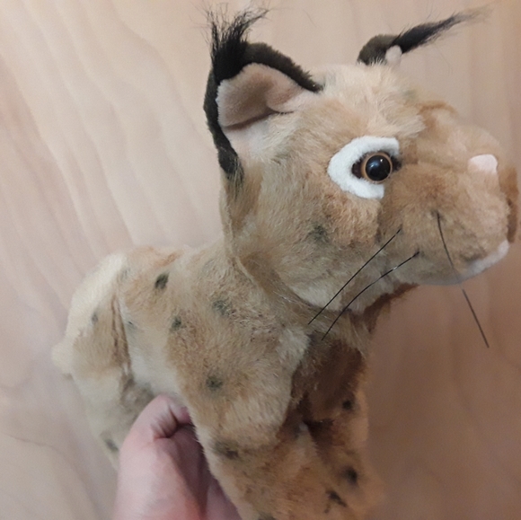 Bobcat Wildcat Realistic Plush Toy - Picture 2 of 8